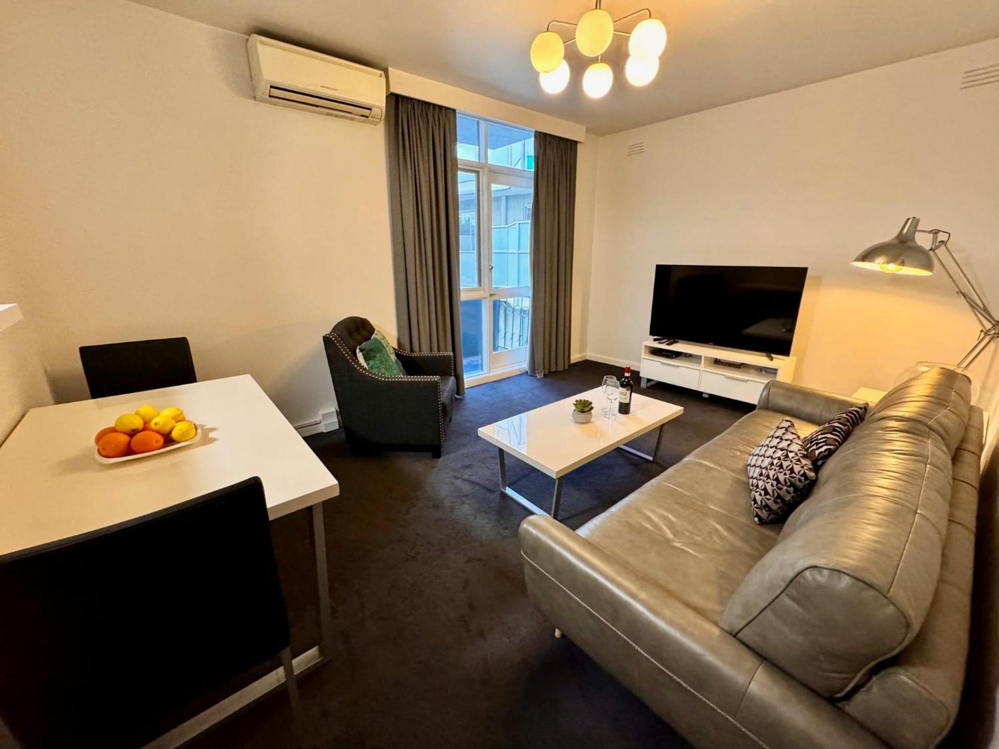 1 Bdrm With Parking, Walk To Beach Melbourne Exterior foto